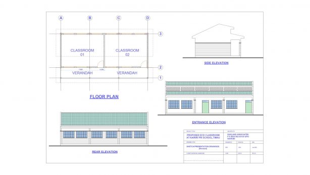 Grundrissplan Klassenzimmer Kairiri